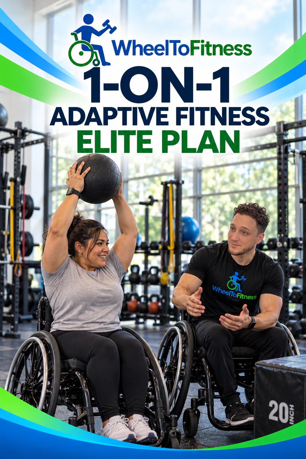 WheelToFitness 1-on-1 Adaptive Fitness Elite Plan